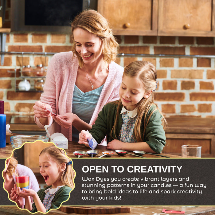 Candle Dyes - Set 16-Color Soy Wax Candle Dye Сhips - For Candle Making