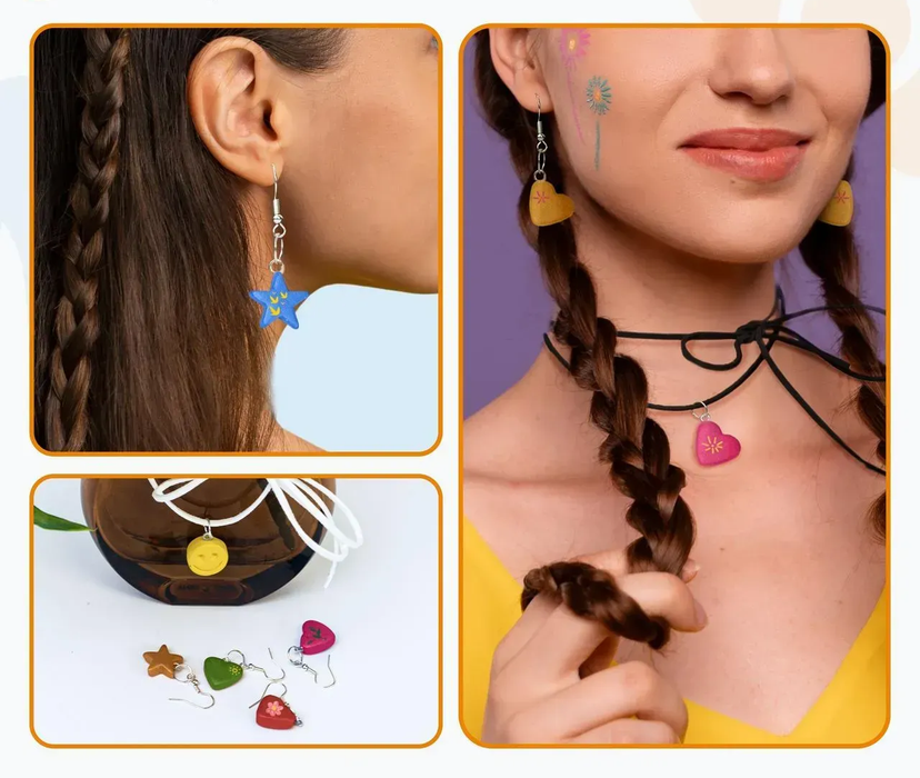 Clay Jewelry-Making Kit “Classic” – DIY Art Set for Kids and Adults