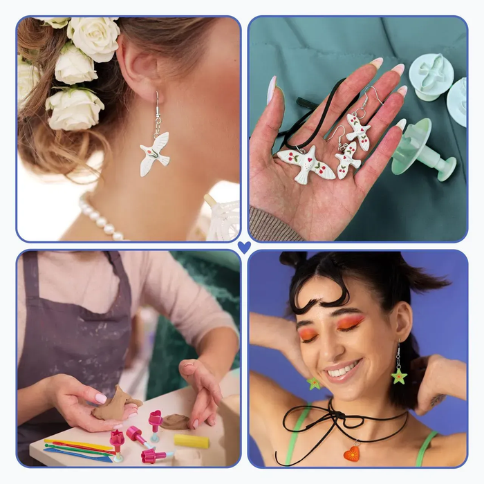 Clay Jewelry-Making Kit “Max” – DIY Art Set for Kids and Adults