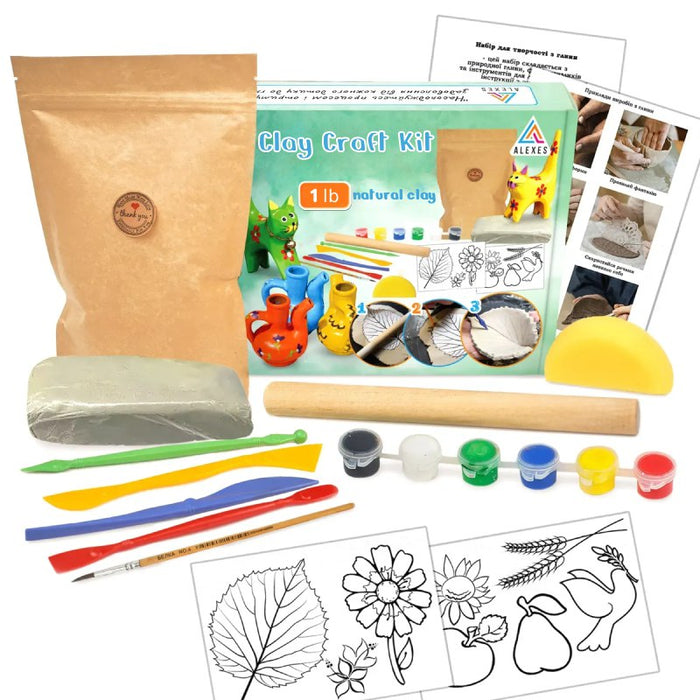 Clay Craft Kit – 1LB Set