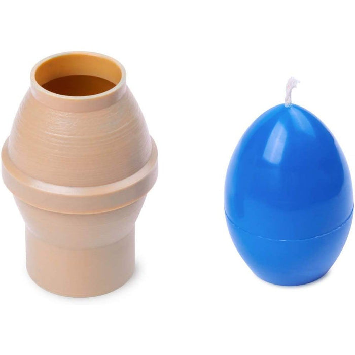 Candle Making Mold - Plastic Candle Mold Egg Form - Size 3.5x2.3 in